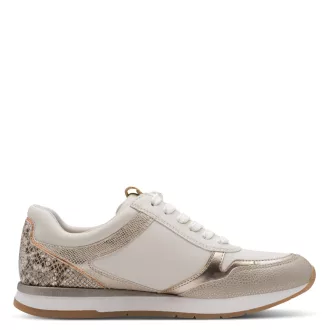 Tamaris  Fehér vegán női sneaker cipzárral