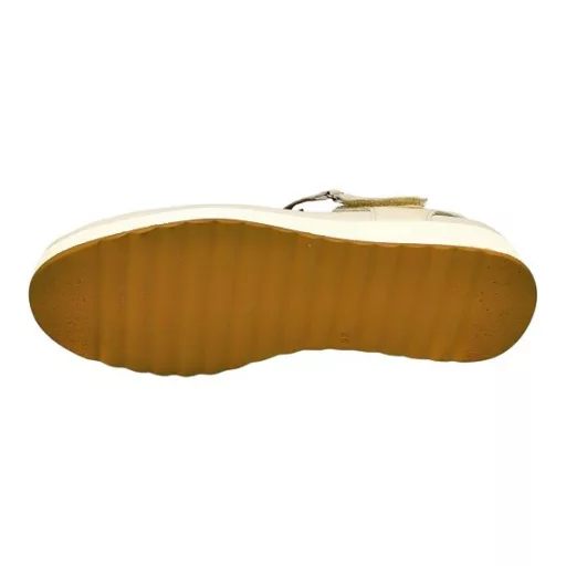 ANNARÓZA fonott női pántos nyári cipő – beige, kényelmes, szellős