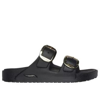   Skechers Foamies Arch Fit | EVA Skechers női papucs fekete-arany csatos