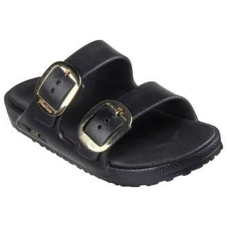   Skechers Foamies Arch Fit | EVA Skechers női papucs fekete-arany csatos