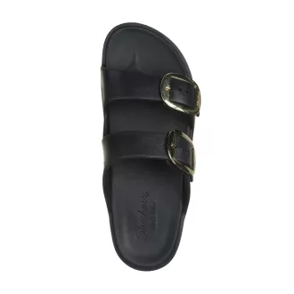   Skechers Foamies Arch Fit | EVA Skechers női papucs fekete-arany csatos