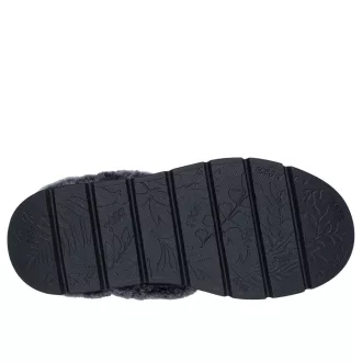   Skechers memory foam női papucscipő fekete | Keepsakes lite cozy blend