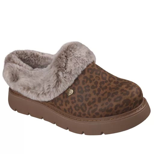 Skechers BOBS Keepsakes Lite leopárd női papucs