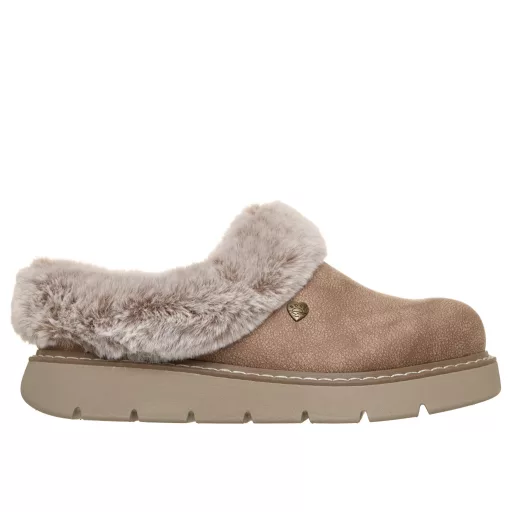Skechers memory foam női papucscipő barna | Keepsakes lite cozy blend