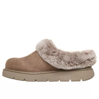   Skechers memory foam női papucscipő barna | Keepsakes lite cozy blend