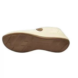 NIMFEA női beige sportos félcipő 