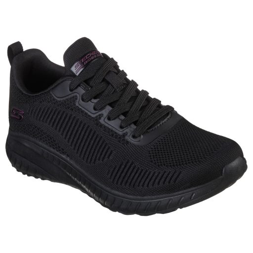 Skechers Bobs Squad Chaos Fce Off | Fekete női Skechers cipő