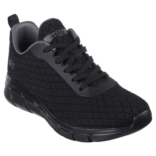 37-es utolsó pár!! Bobs B Flex fekete női Skechers sportcipő QUICK PIVOT BLACK 117328