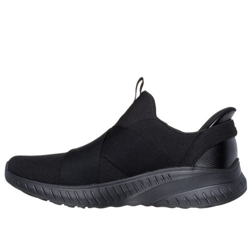 Skechers slip-ins fekete bebújós női cipő memóriahabos talpbetéttel