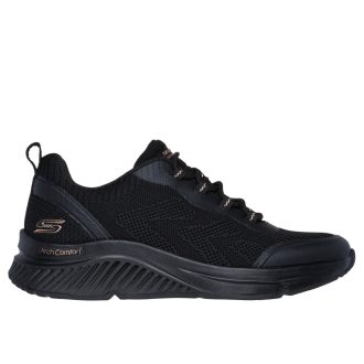   Skechers Bobs Arch Comfort Black | Skechers női cipő gumis fűzővel