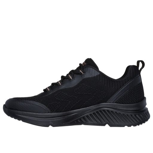 Skechers Bobs Arch Comfort Black | Skechers női cipő gumis fűzővel