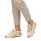 SoftWalk sportos női félcipő  - bőr talpbetéttel, cipzárral beige