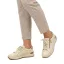 SoftWalk sportos női félcipő  - bőr talpbetéttel, cipzárral beige