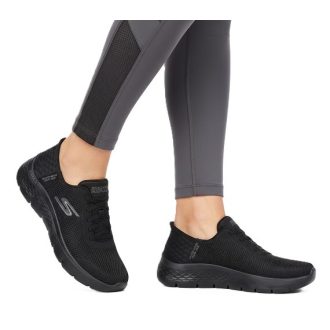   Skechers GO WALK Flex Grand Entry Slip-ins fekete női bebújós cipő