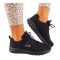 Skechers női sportcipő fekete memóriahabos talpbetéttel | GRACEFUL - GET CONNECTED  BLACK