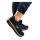 Skechers női sportcipő fekete-rose gold memóriahabos talpbetéttel | GRACEFUL - GET CONNECTED  BLACK/ROSE GOLD