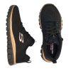 Skechers női sportcipő fekete-rose gold memóriahabos talpbetéttel | GRACEFUL - GET CONNECTED  BLACK/ROSE GOLD