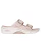 Skechers Arch Fit  | Dupla csatos női Skechers papucs halvány rózsaszín