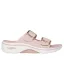 Skechers Arch Fit  | Dupla csatos női Skechers papucs halvány rózsaszín