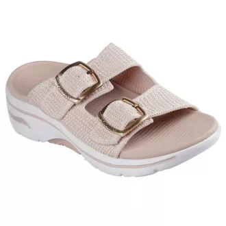   Skechers Arch Fit  | Dupla csatos női Skechers papucs halvány rózsaszín