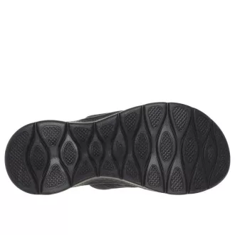   Skechers Go Walk Flex | Keresztpántos Skechers női papucs fekete