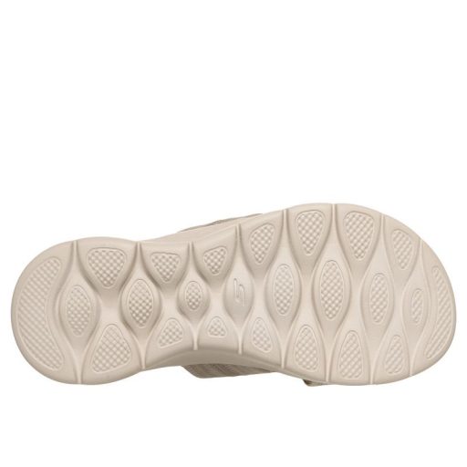 Skechers Go Walk Flex | Keresztpántos Skechers női papucs taupe