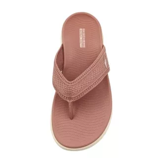  Skechers GOwalk női papucs mályva