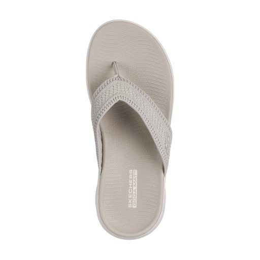 Skechers GOwalk női papucs törtfehér