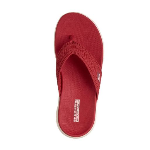  Skechers GOwalk női papucs piros