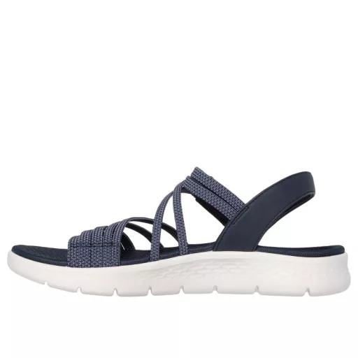 Skechers Go Walk Flex|  Női  elasztikus pántos szandál kék