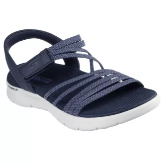   Skechers Go Walk Flex|  Női  elasztikus pántos szandál kék