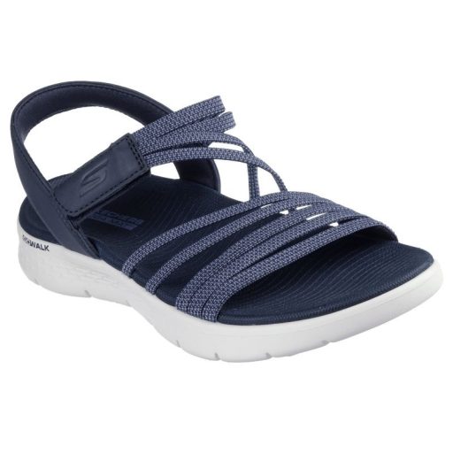 Skechers Go Walk Flex|  Női  elasztikus pántos szandál kék