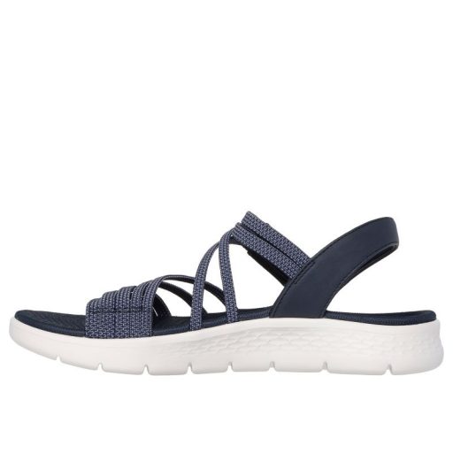 Skechers Go Walk Flex|  Női  elasztikus pántos szandál kék