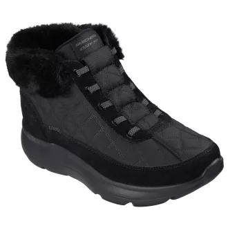   Skechers Hands Free Slip-ins On The Go – Cozy Fit  bélelt női bokacipő fekete