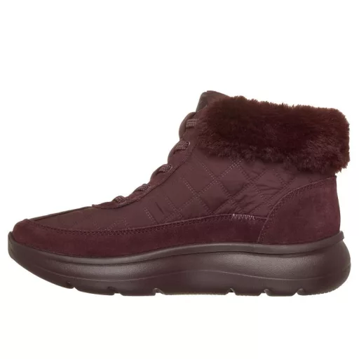 Skechers Hands Free Slip-ins On The Go – Cozy Fit  bélelt női bokacipő burgundi
