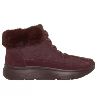   Skechers Hands Free Slip-ins On The Go – Cozy Fit  bélelt női bokacipő burgundi