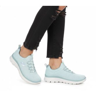   Skechers bebújós női sportcipő memóriahabos talpbetéttel | SUMMITS PLUS - SUMMER HAZE MINT