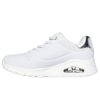 Skechers UNO White - silver Shimmer Away gumis fűzős 