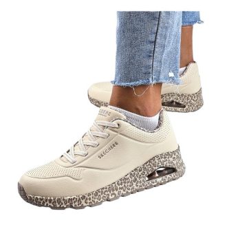 SKECHERS UNO SAFARI TIME SPORTCIPŐ BEIGE 155412 SKECHERS UNO SAFARI TIME SPORTCIPŐ BEIGE 155412