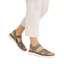 Skechers Lifted Comfort | Skechers női Relaxed Fit szandál olivazöld