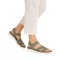 Skechers Lifted Comfort | Skechers női Relaxed Fit szandál olivazöld