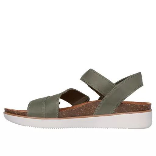 Skechers Lifted Comfort | Skechers női Relaxed Fit szandál olivazöld