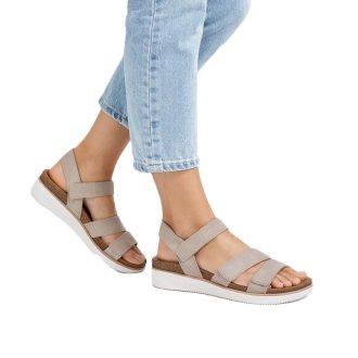   Skechers Lifted Comfort | Skechers női Relaxed Fit szandál taupe