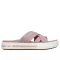 Skechers Arch Fit  | Gumírozott pántos női Skechers papucs párnázott Yoga Foam talpon rózsaszín