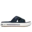 Skechers Arch Fit  | Gumírozott pántos női Skechers papucs párnázott Yoga Foam talpon kék