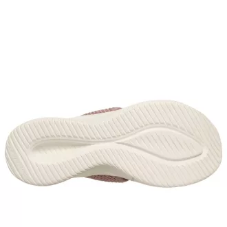   Skechers Ultra Flex 3.0 | Egybefejű női Skechers papucs párnázott Yoga Foam talpon rózsaszin