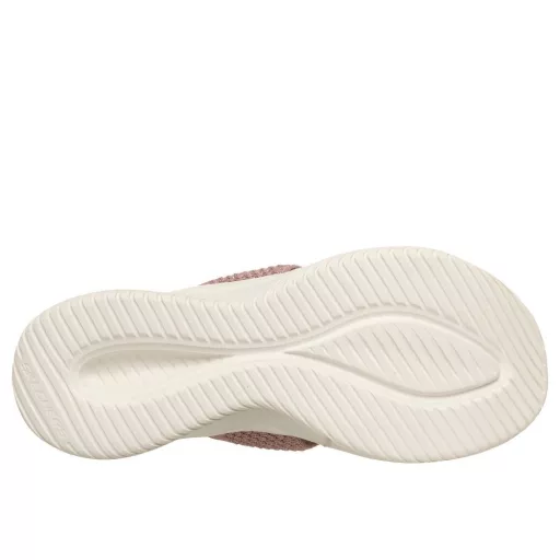 Skechers Ultra Flex 3.0 | Egybefejű női Skechers papucs párnázott Yoga Foam talpon rózsaszin