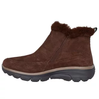 Skechers EASY GOING – Cool Zip bélelt bokacsizma barna