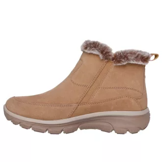 Skechers EASY GOING – Cool Zip bélelt bokacsizma camel
