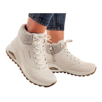 Skechers női Rugged UNO légpárnás bélelt csizma I Darling Daze Natural   Skechers női Rugged UNO légpárnás bélelt csizma I Darling Daze Natural